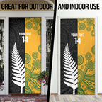 New Zealand Australia Rugby Bledisloe 2026 Custom Door Cover Champion Trophy Maori Aboriginal Art
