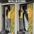 New Zealand Australia Rugby Bledisloe 2026 Custom Door Cover Champion Trophy Maori Aboriginal Art