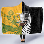 New Zealand Australia Rugby Bledisloe 2026 Hooded Blanket Champion Trophy Maori Aboriginal Art