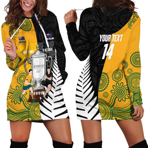 New Zealand Australia Rugby Bledisloe 2026 Custom Hoodie Dress Champion Trophy Maori Aboriginal Art