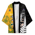 New Zealand Australia Rugby Bledisloe 2026 Custom Kimono Champion Trophy Maori Aboriginal Art