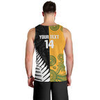 New Zealand Australia Rugby Bledisloe 2026 Custom Men Tank Top Champion Trophy Maori Aboriginal Art