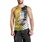 New Zealand Australia Rugby Bledisloe 2026 Custom Men Tank Top Champion Trophy Maori Aboriginal Art