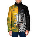 New Zealand Australia Rugby Bledisloe 2026 Custom Padded Jacket Champion Trophy Maori Aboriginal Art