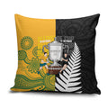 New Zealand Australia Rugby Bledisloe 2026 Pillow Cover Champion Trophy Maori Aboriginal Art