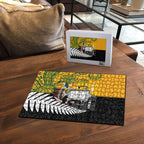New Zealand Australia Rugby Bledisloe 2026 Puzzle Champion Trophy Maori Aboriginal Art