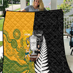 New Zealand Australia Rugby Bledisloe 2026 Quilt Champion Trophy Maori Aboriginal Art