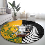 New Zealand Australia Rugby Bledisloe 2026 Round Carpet Champion Trophy Maori Aboriginal Art