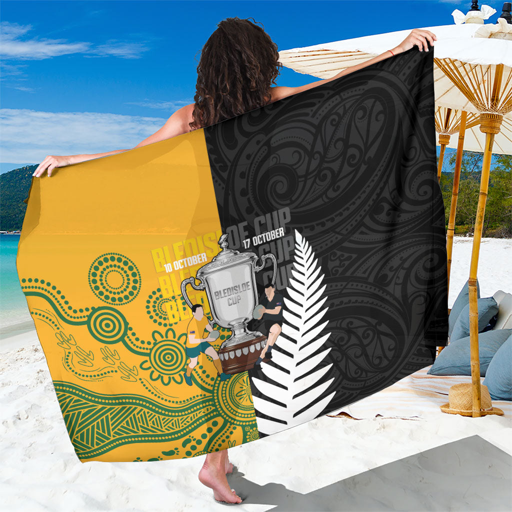New Zealand Australia Rugby Bledisloe 2026 Sarong Champion Trophy Maori Aboriginal Art
