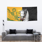 New Zealand Australia Rugby Bledisloe 2026 Tapestry Champion Trophy Maori Aboriginal Art