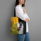 New Zealand Australia Rugby Bledisloe 2026 Tote Bag Champion Trophy Maori Aboriginal Art