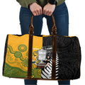 New Zealand Australia Rugby Bledisloe 2026 Travel Bag Champion Trophy Maori Aboriginal Art