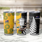 New Zealand Australia Rugby Bledisloe 2026 Tumbler Cup Champion Trophy Maori Aboriginal Art