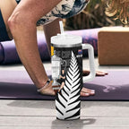 New Zealand Australia Rugby Bledisloe 2026 Tumbler With Handle Champion Trophy Maori Aboriginal Art