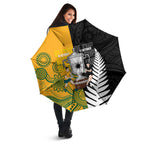 New Zealand Australia Rugby Bledisloe 2026 Umbrella Champion Trophy Maori Aboriginal Art