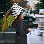 New Zealand Australia Rugby Bledisloe 2026 Umbrella Champion Trophy Maori Aboriginal Art