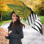 New Zealand Australia Rugby Bledisloe 2026 Umbrella Champion Trophy Maori Aboriginal Art