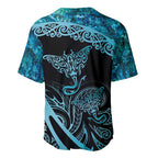 New Zealand Stingray Baseball Jersey Aotearoa Whai With Maori Paua Shell