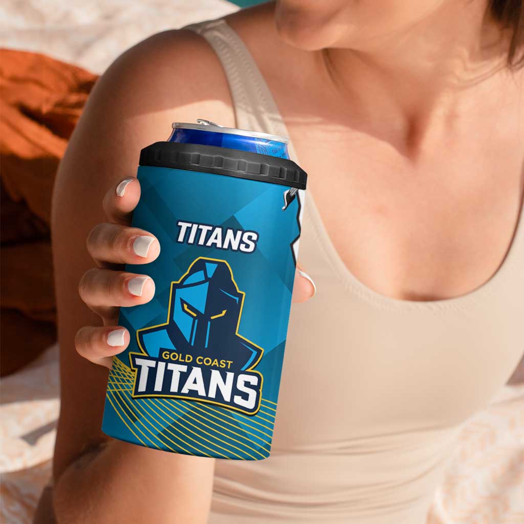 Broncos And Titans Rugby 2024 Can Cooler Tumbler Dynamic Style
