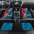 Custom Broncos And Titans Rugby 2024 Car Mats Dynamic Style