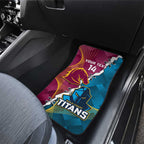 Custom Broncos And Titans Rugby 2024 Car Mats Dynamic Style