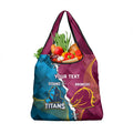 Custom Broncos And Titans Rugby 2024 Grocery Bag Dynamic Style