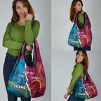 Custom Broncos And Titans Rugby 2024 Grocery Bag Dynamic Style