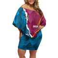 Custom Broncos And Titans Rugby 2024 Off Shoulder Short Dress Dynamic Style