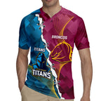 Custom Broncos And Titans Rugby 2024 Rugby Jersey Dynamic Style