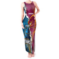 Custom Broncos And Titans Rugby 2024 Tank Maxi Dress Dynamic Style