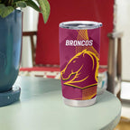 Broncos And Titans Rugby 2024 Tumbler Cup Dynamic Style