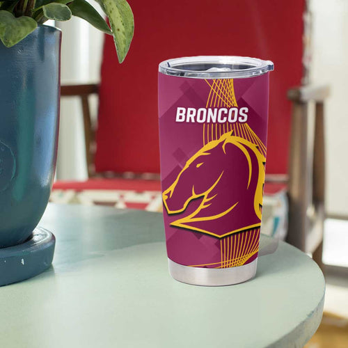 Broncos And Titans Rugby 2024 Tumbler Cup Dynamic Style
