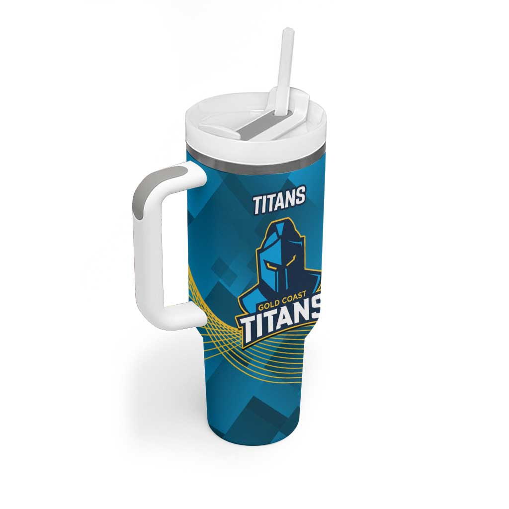 Broncos And Titans Rugby 2024 Tumbler With Handle Dynamic Style