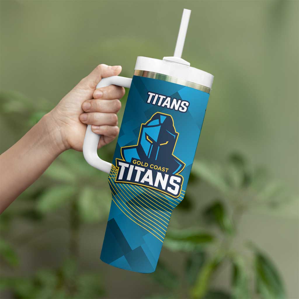 Broncos And Titans Rugby 2024 Tumbler With Handle Dynamic Style