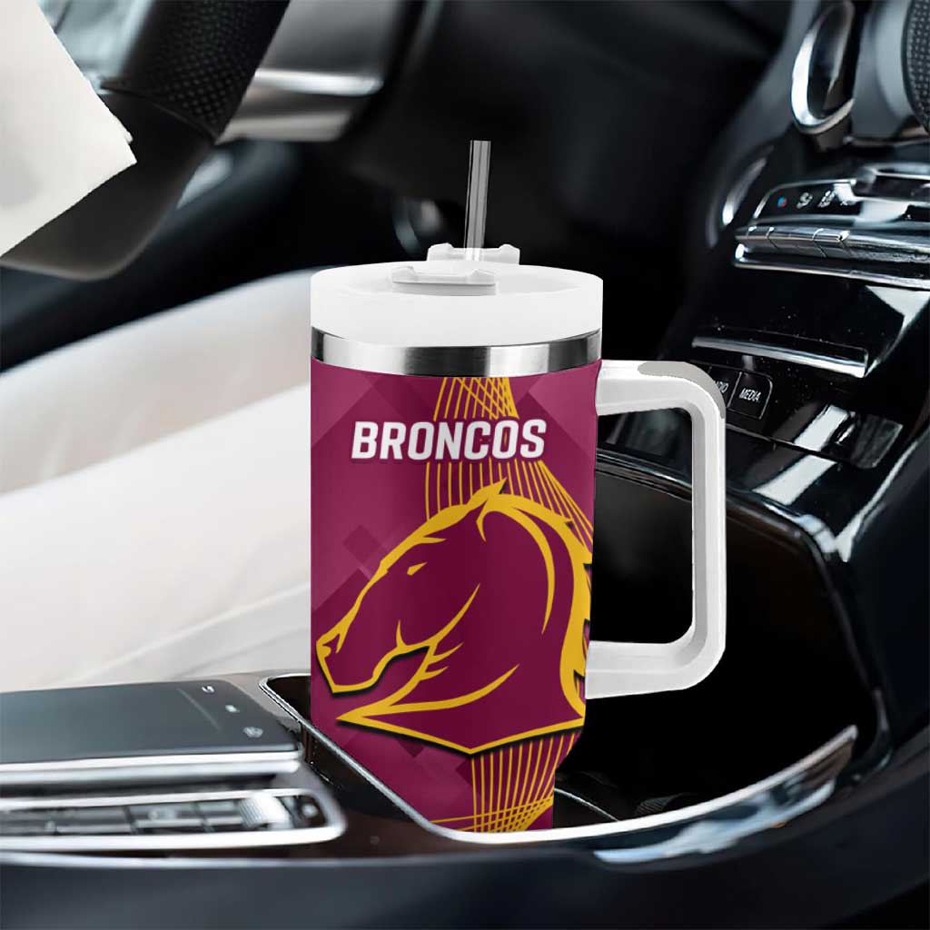 Broncos And Titans Rugby 2024 Tumbler With Handle Dynamic Style