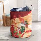 Gang-gang Cockatoo Christmas Australia Laundry Basket Aussie Xmas Sock Coquette Bow