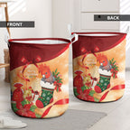 Gang-gang Cockatoo Christmas Australia Laundry Basket Aussie Xmas Sock Coquette Bow