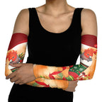 Gang-gang Cockatoo Christmas Australia Arm Sleeves Aussie Xmas Sock Coquette Bow