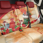 Gang-gang Cockatoo Christmas Australia Back Car Seat Cover Aussie Xmas Sock Coquette Bow