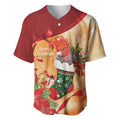 Gang-gang Cockatoo Christmas Australia Baseball Jersey Aussie Xmas Sock Coquette Bow