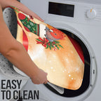 Gang-gang Cockatoo Christmas Australia Bathroom Set Aussie Xmas Sock Coquette Bow