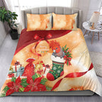 Gang-gang Cockatoo Christmas Australia Bedding Set Aussie Xmas Sock Coquette Bow