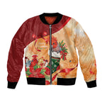 Gang-gang Cockatoo Christmas Australia Bomber Jacket Aussie Xmas Sock Coquette Bow