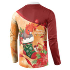 Gang-gang Cockatoo Christmas Australia Button Sweatshirt Aussie Xmas Sock Coquette Bow