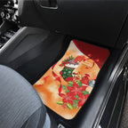 Gang-gang Cockatoo Christmas Australia Car Mats Aussie Xmas Sock Coquette Bow