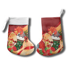 Gang-gang Cockatoo Christmas Australia Christmas Stocking Aussie Xmas Sock Coquette Bow