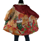 Gang-gang Cockatoo Christmas Australia Cloak Aussie Xmas Sock Coquette Bow