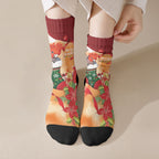 Gang-gang Cockatoo Christmas Australia Crew Socks Aussie Xmas Sock Coquette Bow