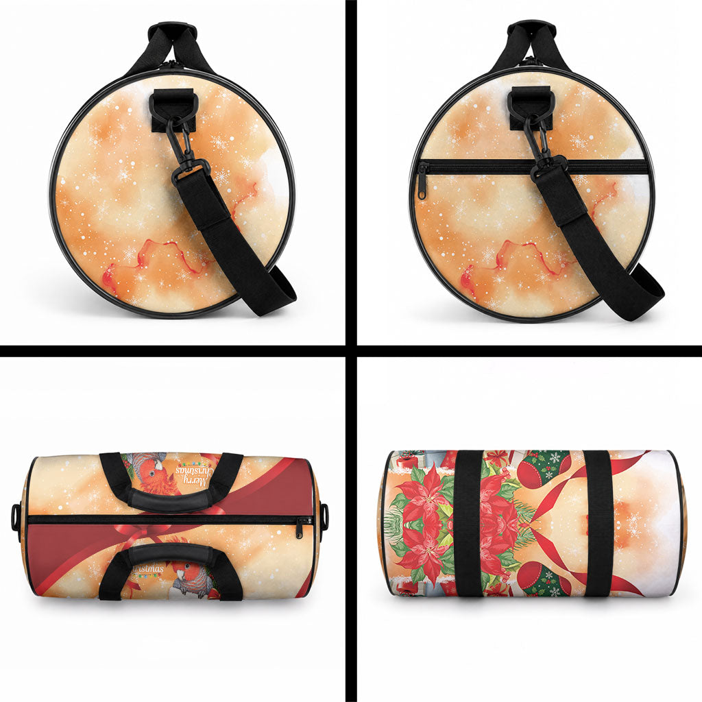 Gang-gang Cockatoo Christmas Australia Duffle Bag Aussie Xmas Sock Coquette Bow