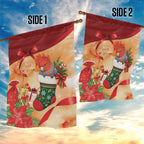 Gang-gang Cockatoo Christmas Australia Garden Flag Aussie Xmas Sock Coquette Bow